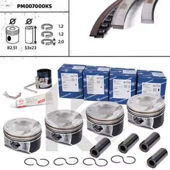 Kit de pistons ET ENGINETEAM PM007000KS