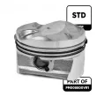 Kit de pistons ET ENGINETEAM PM008800VR1 - Visuel 3