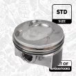 Kit de pistons ET ENGINETEAM PM009700KS - Visuel 3