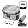 Kit de pistons ET ENGINETEAM PM011000VR1 - Visuel 2