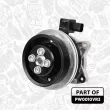 Pompe à eau+Jeu de courroie trapézoïdale à nervures ET ENGINETEAM PW0010VR3 - Visuel 3