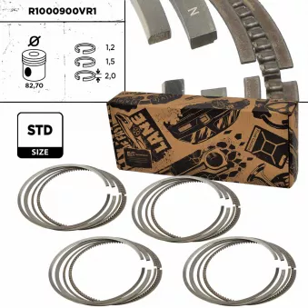 Jeu de segments de pistons ET ENGINETEAM R1000900VR1