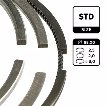 Jeu de segments de pistons ET ENGINETEAM R1001000
