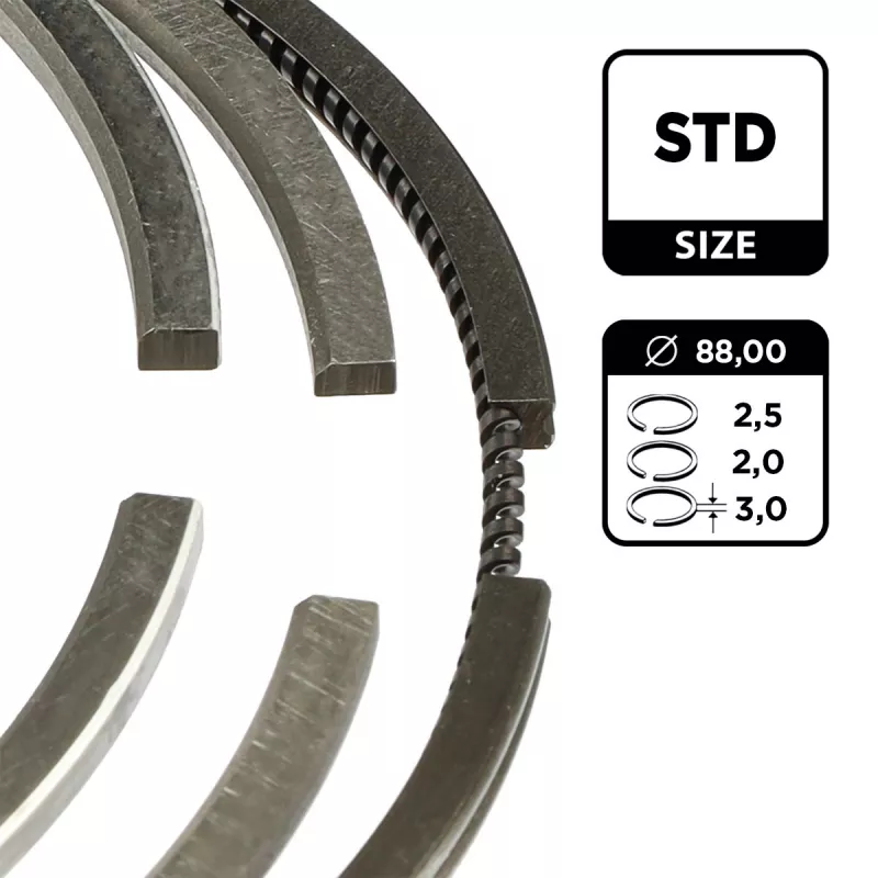 Jeu de segments de pistons ET ENGINETEAM R1001000