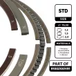 Jeu de segments de pistons ET ENGINETEAM R1002100VR1 - Visuel 2