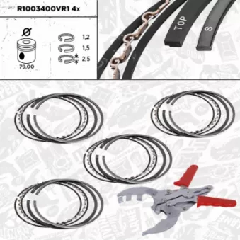 Jeu de segments de pistons ET ENGINETEAM R1003400VR1