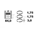Jeu de segments de pistons ET ENGINETEAM R1003500 - Visuel 2
