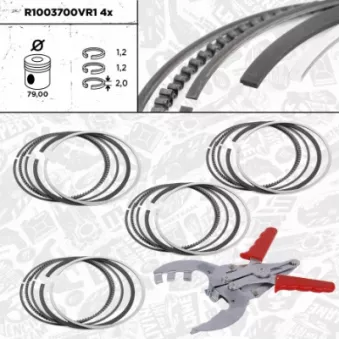 Jeu de segments de pistons ET ENGINETEAM R1003700VR1