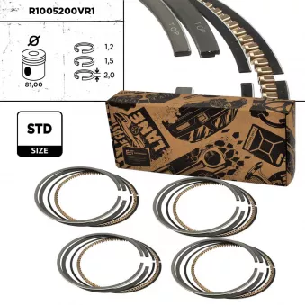 Jeu de segments de pistons ET ENGINETEAM R1005200VR1