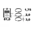 Jeu de segments de pistons ET ENGINETEAM R1005600 - Visuel 2