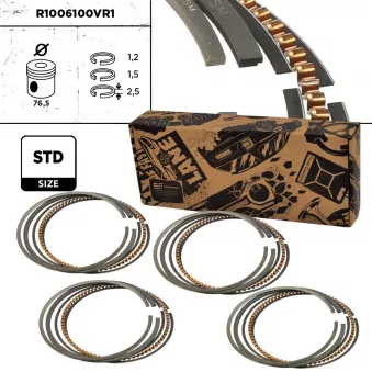 Jeu de segments de pistons ET ENGINETEAM R1006100VR1