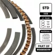 Jeu de segments de pistons ET ENGINETEAM R1006100VR1 - Visuel 2