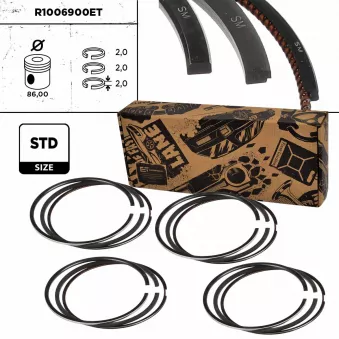 Jeu de segments de pistons ET ENGINETEAM R1006900ET