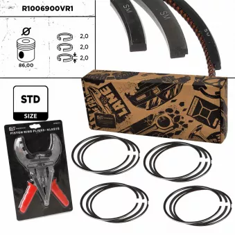 Jeu de segments de pistons ET ENGINETEAM R1006900VR1
