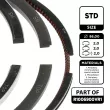 Jeu de segments de pistons ET ENGINETEAM R1006900VR1 - Visuel 2