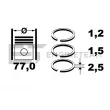 Jeu de segments de pistons ET ENGINETEAM R1008050 - Visuel 2