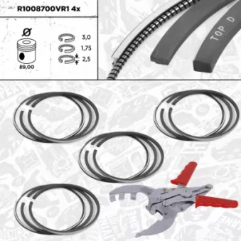 Jeu de segments de pistons ET ENGINETEAM R1008700VR1