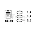 Jeu de segments de pistons ET ENGINETEAM R1008925 - Visuel 1