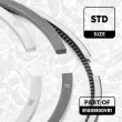 Jeu de segments de pistons ET ENGINETEAM R1009100VR1 - Visuel 3