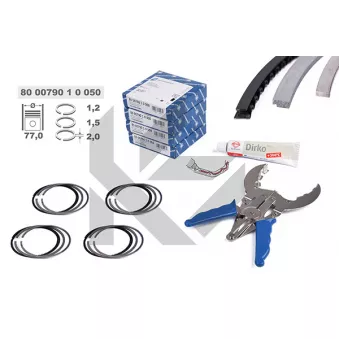Jeu de segments de pistons ET ENGINETEAM R1009650KS