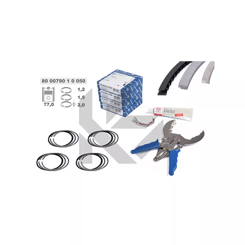 Jeu de segments de pistons ET ENGINETEAM R1009650KS