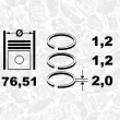 Jeu de segments de pistons ET ENGINETEAM R1009900 - Visuel 2