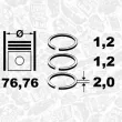 Jeu de segments de pistons ET ENGINETEAM R1009925 - Visuel 2