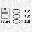 Jeu de segments de pistons ET ENGINETEAM R1009950 - Visuel 2