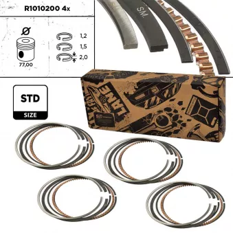 Jeu de segments de pistons ET ENGINETEAM R1010200VR1