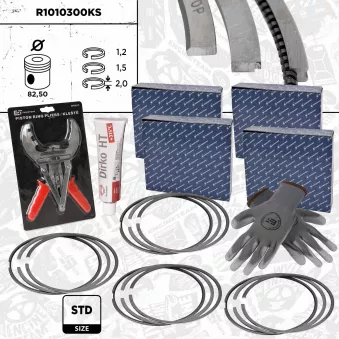 Jeu de segments de pistons ET ENGINETEAM R1010300KS