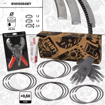 Jeu de segments de pistons ET ENGINETEAM R1010350ET