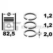 Jeu de segments de pistons ET ENGINETEAM R1010400 - Visuel 2