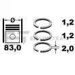 Jeu de segments de pistons ET ENGINETEAM R1010450 - Visuel 2