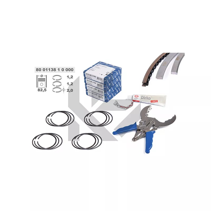 Jeu de segments de pistons ET ENGINETEAM R1010500KS
