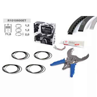 Jeu de segments de pistons ET ENGINETEAM R1010600ET