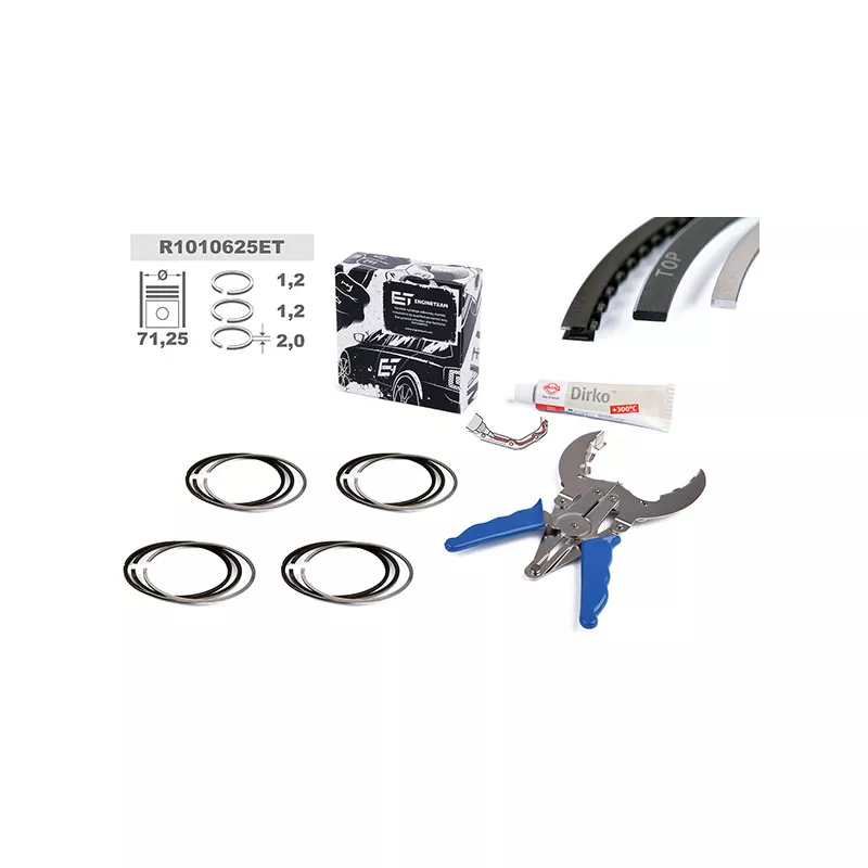 Jeu de segments de pistons ET ENGINETEAM R1010625ET
