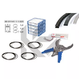 Jeu de segments de pistons ET ENGINETEAM R1010625KS