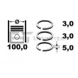 Jeu de segments de pistons ET ENGINETEAM R1011400 - Visuel 2
