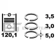 Jeu de segments de pistons ET ENGINETEAM R1011710 - Visuel 2