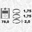 Jeu de segments de pistons ET ENGINETEAM R1011900 - Visuel 2