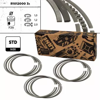 Jeu de segments de pistons ET ENGINETEAM R1012000VR1