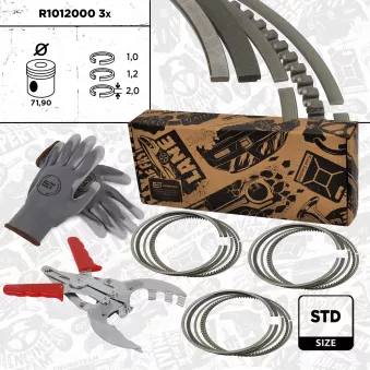 Jeu de segments de pistons ET ENGINETEAM R1012000VR2