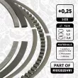 Jeu de segments de pistons ET ENGINETEAM R1012025VR1 - Visuel 2