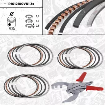 Jeu de segments de pistons ET ENGINETEAM R1012100VR1