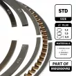 Jeu de segments de pistons ET ENGINETEAM R1012100VR2 - Visuel 2