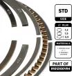 Jeu de segments de pistons ET ENGINETEAM R1012100VR4 - Visuel 2