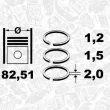Jeu de segments de pistons ET ENGINETEAM R1012400 - Visuel 2