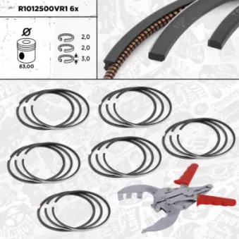 Jeu de segments de pistons ET ENGINETEAM R1012500VR1