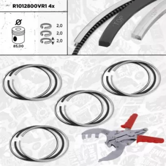 Jeu de segments de pistons ET ENGINETEAM R1012800VR1