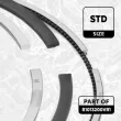 Jeu de segments de pistons ET ENGINETEAM R1013200VR1 - Visuel 3